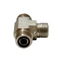 ADAPTADOR T UNION MACHO CARA PLANA