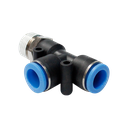 CONECTOR RAPIDO TEE MACHO LATERAL DE 12MM 3/8