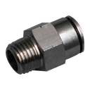 CONEXION METALICA 1/4 A MACHO NPT 1/4
