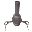 [AL-C400] Camlock Aluminio parte C de 4"