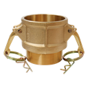 Camlock Bronce parte B de 4"