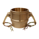 Camlock Bronce parte D de 4"