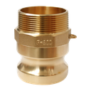 Camlock Bronce parte F de 4"