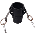 Camlock Polipropileno parte D de 2"