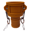 Camlock de Nylon parte C de 2"