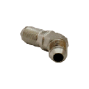 Codo a 45° JIC 37° pasamuros con tuerca