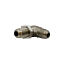 Codo a 90° JIC 37° pasamuros con Tuerca