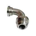 Codo a 90° Macho JIC 37° x Brida código 62