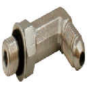 Codo a 90° Macho JIC x Macho Oring Boss Extra Largo