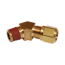 Codo a 90° Macho NPT a Macho NPT latón