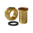 Espiga Hembra giratoria NPSM con empaque 3/8*3/8