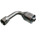 HEMBRA JIC A 90° LARGA 8-8 P/2 TRENZAS