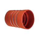 MANG DE SILICON P/TURBO 2 1/2" X 8 CON 5 ARILLOS