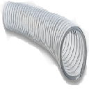 MANGUERA TRANSPARENTE PVC CON RESORTE 1"x 30mts