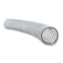 MANGUERA TRANSPARENTE PVC CON RESORTE 2"x 30mts