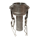 [SS304-C150] CAMLOCK ACERO INOXIDABLE 304 PARTE C DE 1 1/2"