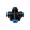 [PZA 1-4] CONECTOR EN CRUZ UNION EN 1/4