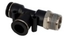 [PD 1-4 1-4] CONECTOR RAPIDO TEE MACHO LATERAL DE 1/4 A 1/4